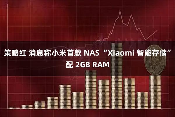 策略红 消息称小米首款 NAS “Xiaomi 智能存储”配 2GB RAM