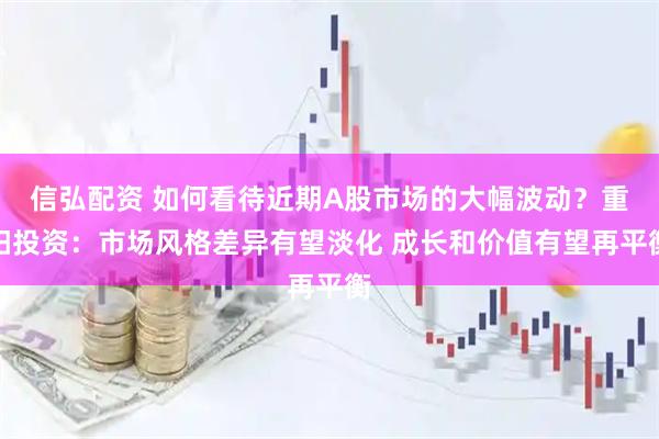 信弘配资 如何看待近期A股市场的大幅波动？重阳投资：市场风格差异有望淡化 成长和价值有望再平衡